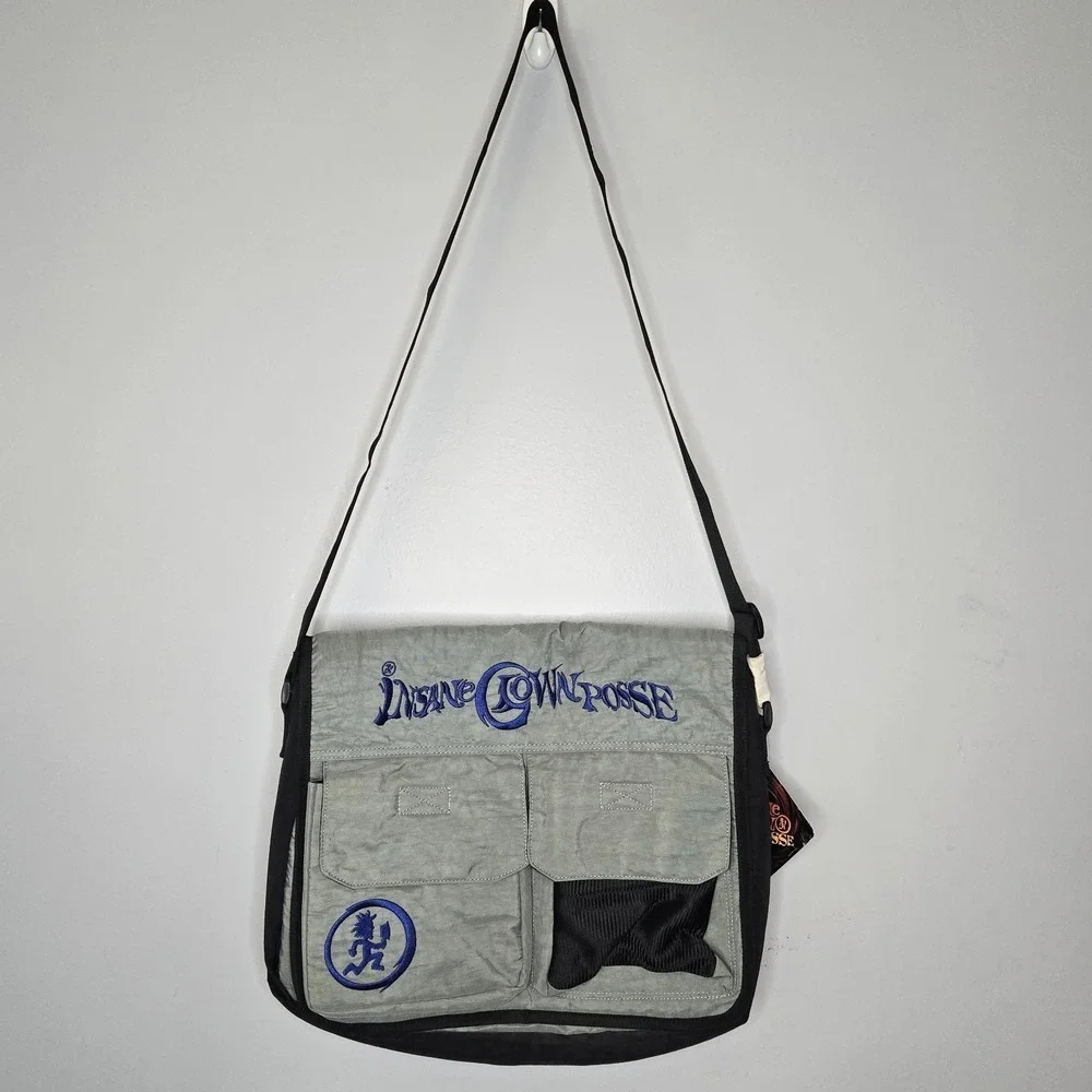 Vtg ICP Y2K 2005 Insane Clown Posse‎ laptop Messenger Bag Juggalo Hatchetman